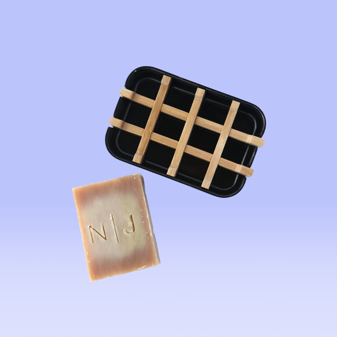bamboo soap dishes | black