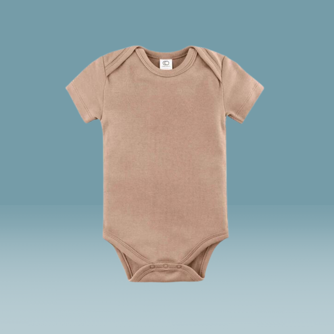 short sleeve bodysuit | truffle