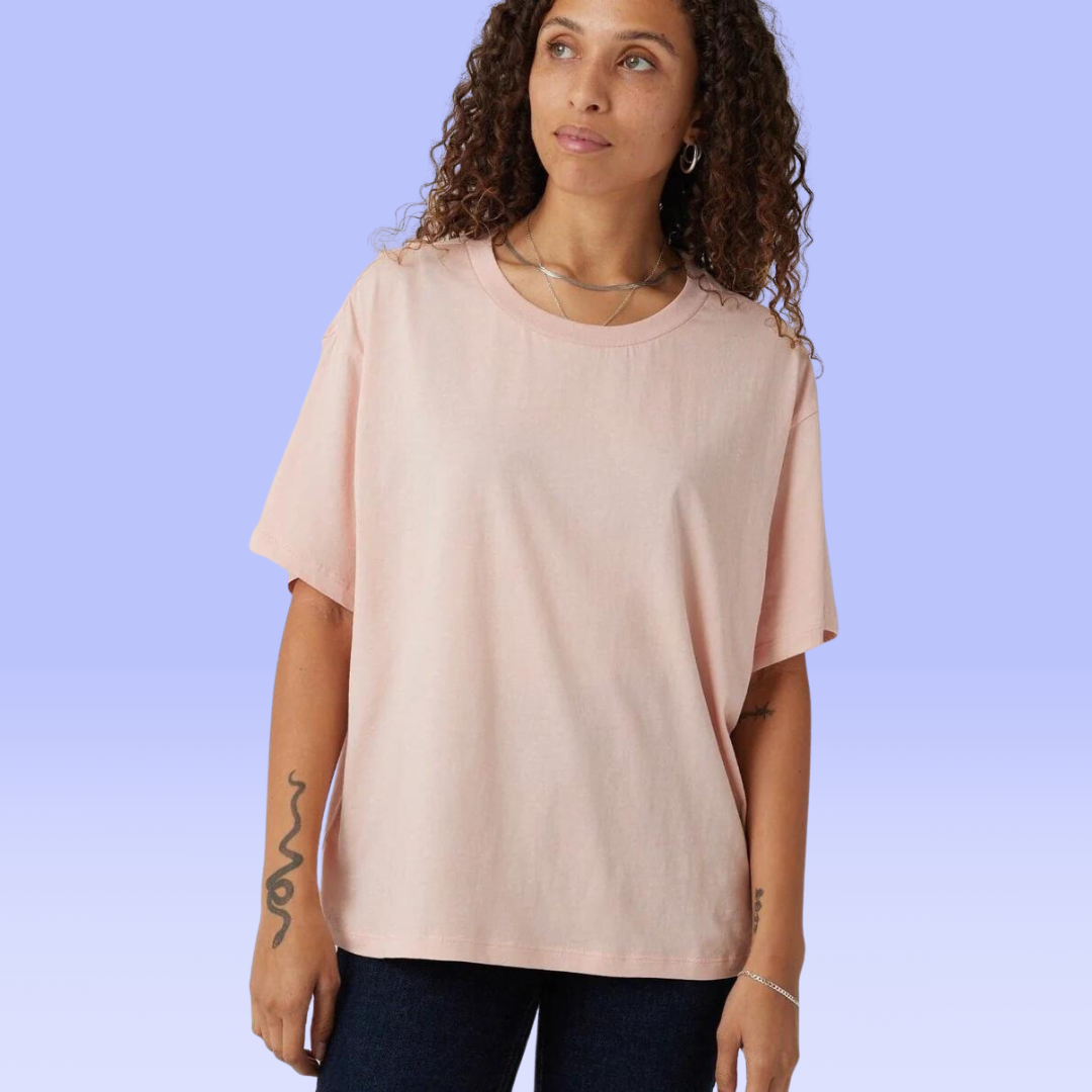 relaxed shirt | dusty rose