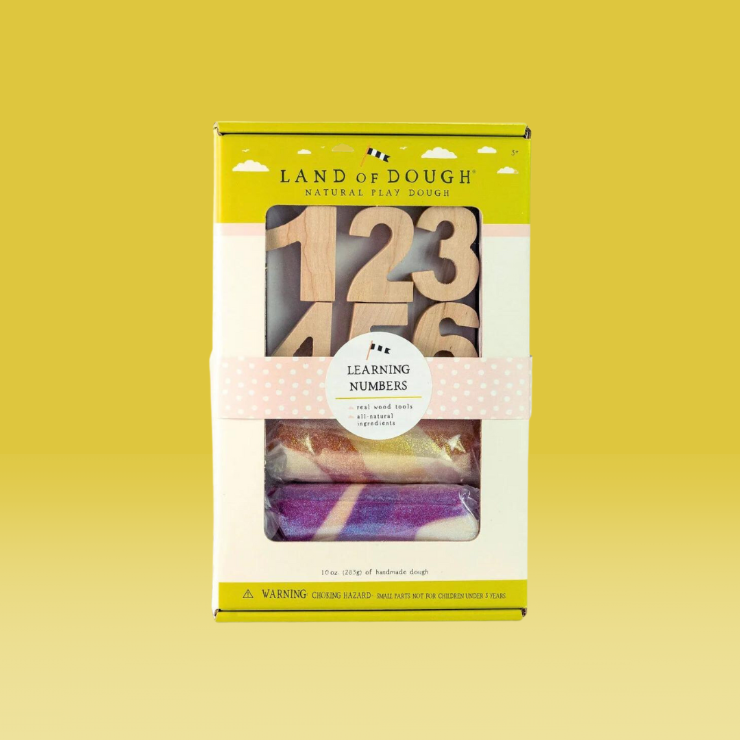 learning number play dough kit