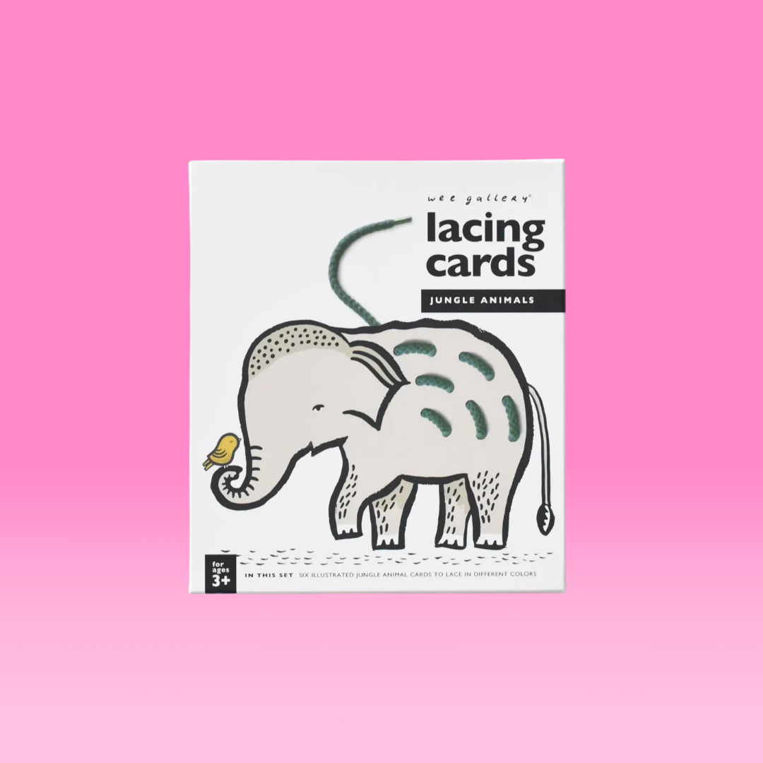 lacing cards | jungle animals